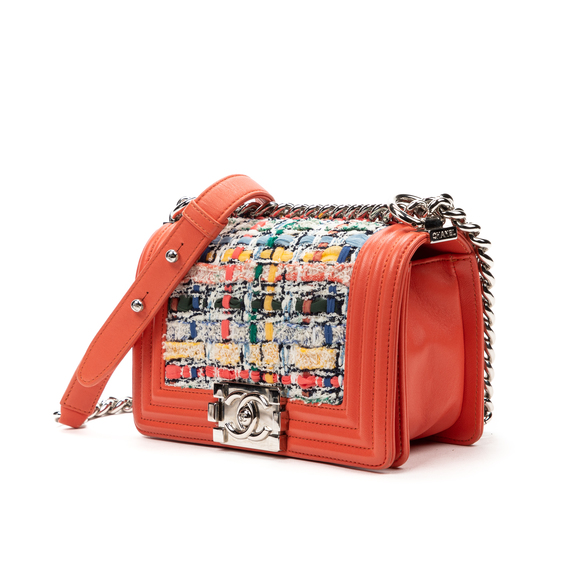 BV Mini Sunrise 23cm Salmon Calfskin Ghw